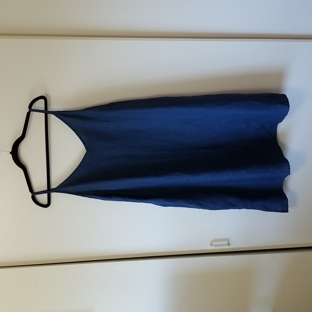 notPERFECTLINEN Blue Linen Dress